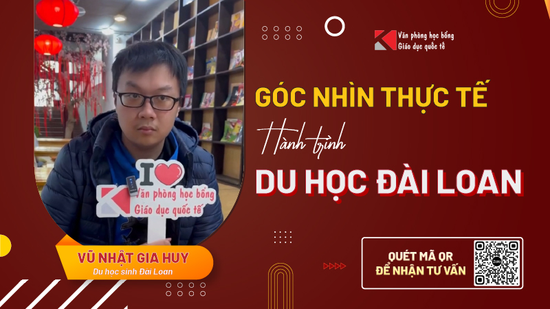 Hành trình du học Đài Loan của Gia Huy: Từ lời giới thiệu của chị gái đến tấm vé vào Đại học I-Shou